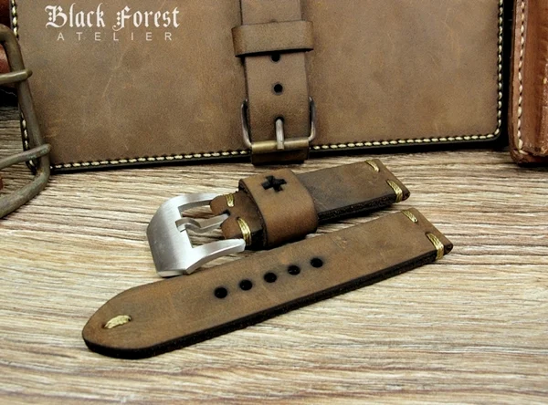 BF15 Vintage Traditional Style Strap size 22mm/24mm/26mm/28mm – image 4
